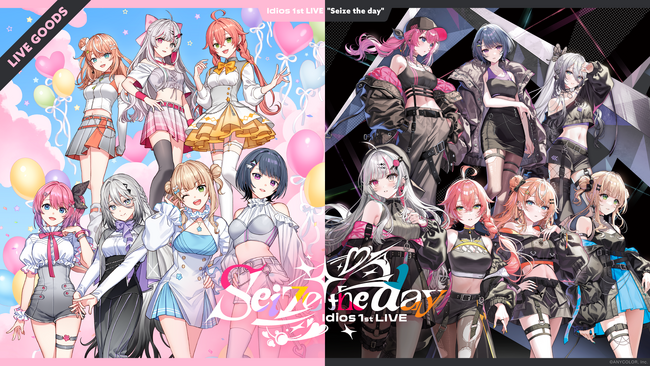 「Idios 1st LIVE "Seize the day"」グッズを2025年10月8日(水)18時より販売開始！