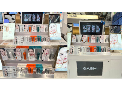 10秒*泡パック「GASH」が＠cosme NEXT TREND Zoneに登場！@cosme STORE 7店舗で注目＆新ブランドとして展開