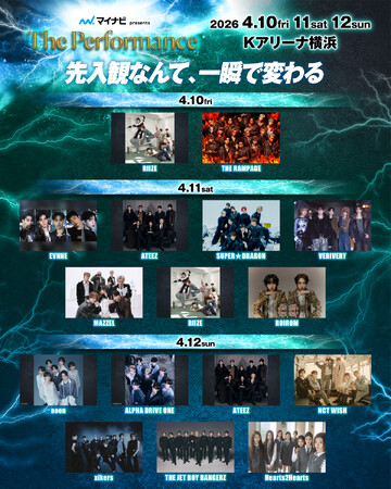 THE RAMPAGE × RIIZE　ダンス＆ボーカルグループ史上初！ドームアーティスト同士による2マンライブが実現！ALPHA DRIVE ONEの初出演も決定！