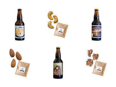 父の日ギフトはこれ！癒しの家飲み、ビールとナッツのギフトセットが新登場！！nuts link（ナッツリンク）とこまいぬブルワリーの美味しいコラボ