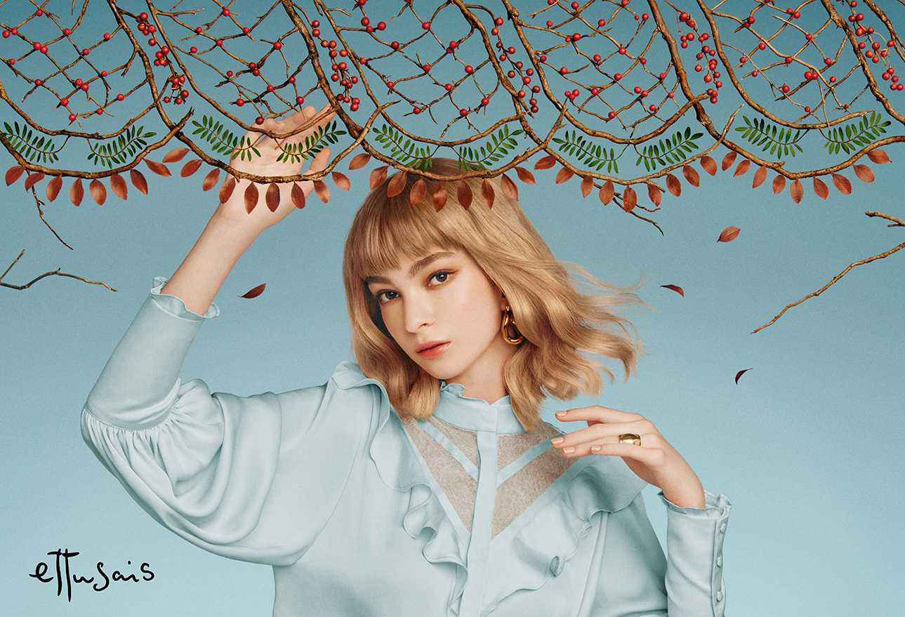 アッシュカラーで抜け感ナチュラル眉  エテュセのアイブロウに新色登場