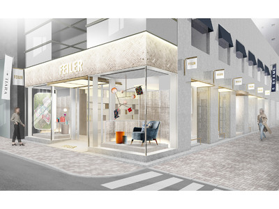 2022年日本上陸50周年を迎え、FEILERブランドロゴをリニューアル、2022年2月23日(水・祝)フェイラー銀座本店を移転オープンいたします！