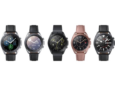 プレミアムレザーストラップ採用の高級感あるデザイン ヘルスサポート機能も強化新型スマートウォッチ 「Galaxy Watch3」 発売決定！