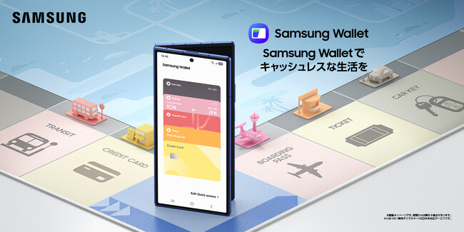 bNʂuɋNłfW^EHbguSamsung WalletvΉT[rXg