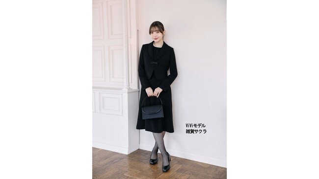 上質な日本製生地使用「ＶｉＶｉウォッシャブル ショールカラーアンサンブル」販売開始～家庭で洗える高機能フォーマルウェアが登場～