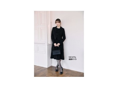 上質な日本製生地使用「ＶｉＶｉウォッシャブル ショールカラーアンサンブル」販売開始～家庭で洗える高機能フォーマルウェアが登場～