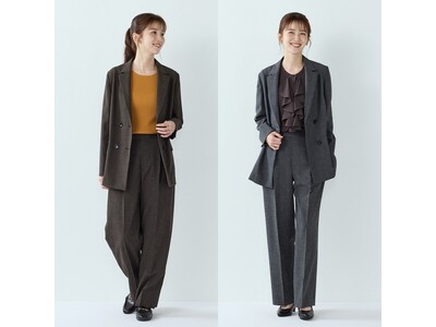 初夏から晩夏まで活躍！清涼感あふれるドライタッチとエレガントな高見えを実現した新作「My wardrobe シャドーピンスラブセットアップ」