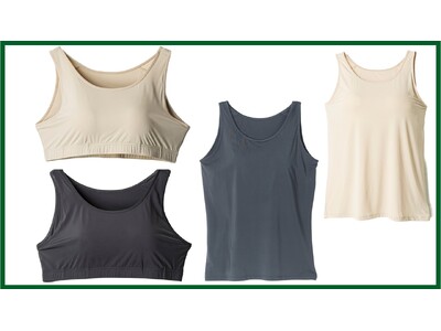 夏の暑い日々を“ひんやり”快適に。３L～６Lの豊富なサイズ展開で 「接触冷感ストレッチブラトップ＆ハーフトップ」が発売！