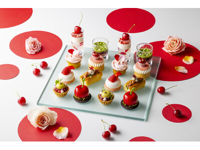 コンラッド東京、6月16日（火）より「チェリー＆ローズ アフタヌーンティー “ラ・フルール”」を開催