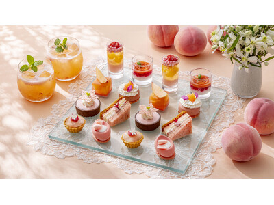 コンラッド東京、8月1日（土）より桃尽くしの「ピーチフル・アフタヌーンティー」を開催