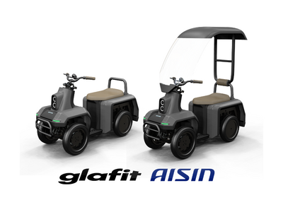 glafit株式会社が高齢者の移動手段へのアプローチに新たな1歩、四輪型特定小型原動機付自転車を用いた実証実験を7月から開始