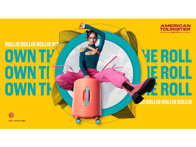 アメリカンツーリスターから、自由な発想でデザインされたスーツケース「ROLLIO」が限定発売