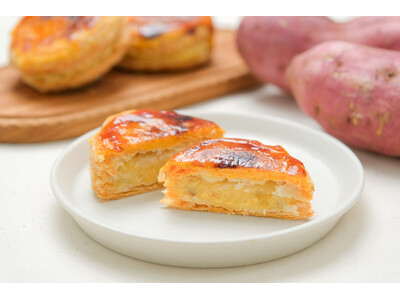 紅はるかを贅沢に味わう『香ばしキャラメリゼのブリュレパイ スイートポテト』をスナックミーオンラインストアで期間限定発売