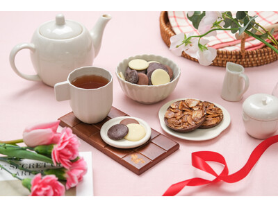 遊び心満載の「板チョコ型トレー」付きご褒美おやつ『バレンタイン気分のチョコおやつセット』をスナックミーオ...