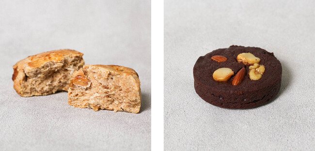 【東京・押上】「スナックミースタンド 押上」にて、春の新作『アップルシナモンスコーン』『ミックスナッツブラウニー』を販売開始【1/31(土)~】