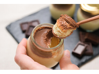 【がんばった日に、とろけるごほうび】卵のコクとカカオの苦みが重なる『ほろ苦カカオが香る なめらかプリン』をスナックミーオンラインストアで期間限定発売