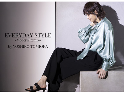 人気モデル・富岡佳子が着こなす、クリーンでハンサムなニュークラシックスタイルを公開【HAUNT】