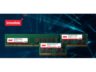 Innodisk、大容量ニーズに応える32GBの工業グレードDDR4メモリモジュール