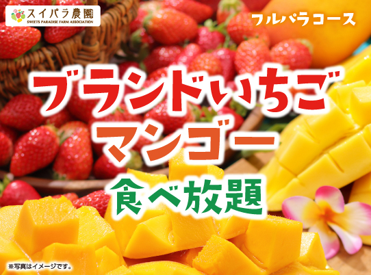 スイパラでいちごとマンゴーが食べ放題！3/31より「ブラントいちご＆マンゴー食べ放題」を開催♪
