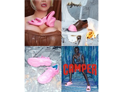 「CAMPER(カンペール)」今季の４つのキーラインを採用した23SSコレクションキャンペーン「Pink, please.」を公開