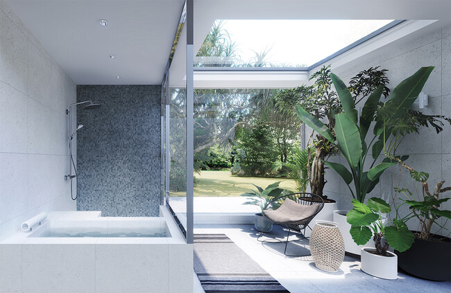 オーダーメイドシステムバスブランド「バンクチュール」、お風呂とその前後の過ごし方そのものを見つめ直す、これからの新たな間取りの概念を展開