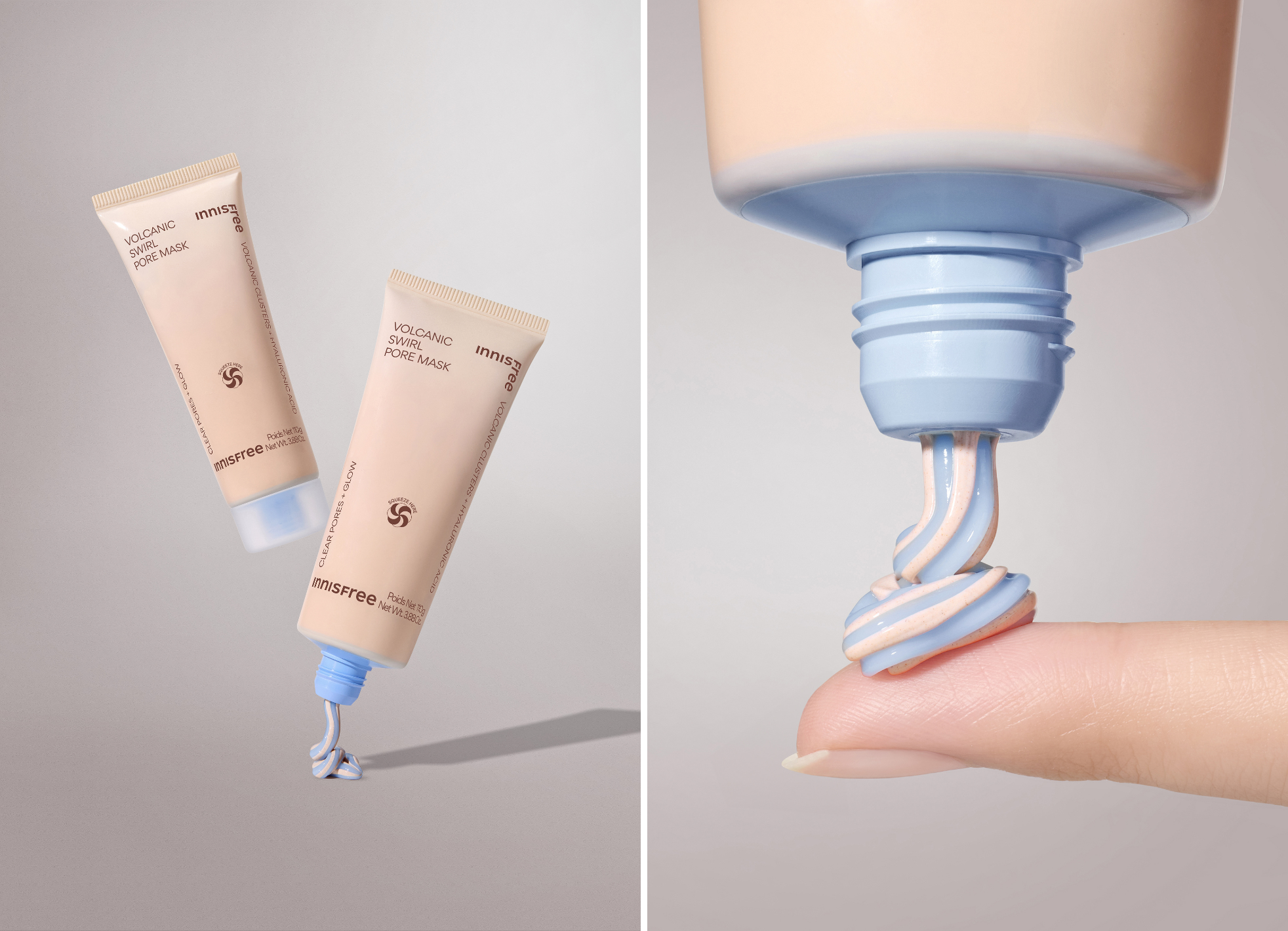 【INNISFREE】毛穴ケアで人気のヴォルカニックラインから『ヴォルカニック ポア クリームクレイマスク』が新登場！～4月1日（火）より順次全国発売～