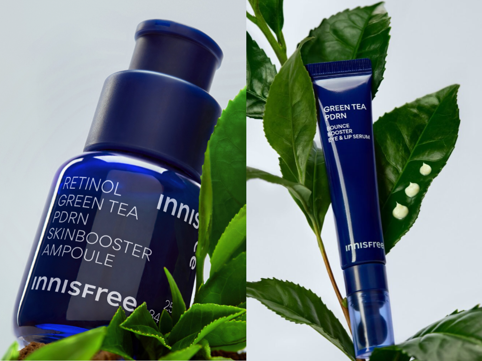 【INNISFREE】ベスコス21冠『レチノール×PDRN』美容液から『グリーンティー PDRN バウンス アイ＆スポット セラム』が新登場！～2月1日（日）より全国発売～