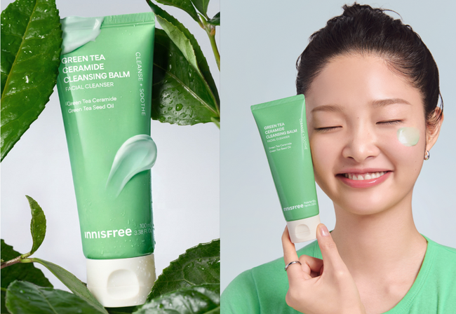 【INNISFREE】セラミド*¹で守り、すっきり落とす。『グリーンティー セラミド クレンジングバーム』が新登場！　～5月1日（金）より全国発売～
