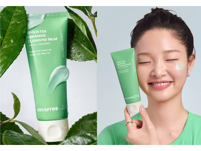 【INNISFREE】セラミド*¹で守り、すっきり落とす。『グリーンティー セラミド クレンジングバーム』が新登場！　～5月1日（金）より全国発売～