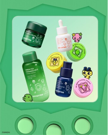 【INNISFREE】たまごっち30周年を記念した限定コラボ 人気アイテムがキュートなたまごっちデザインで登場 11月1日（日）より数量限定発売