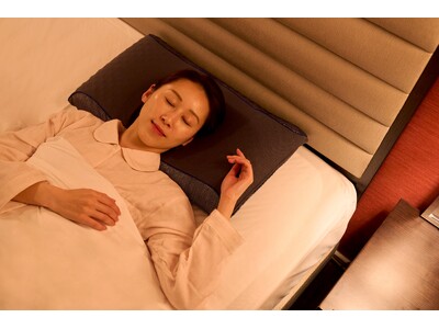 東京プリンスホテルでの快眠ステイを支える『MuAtsu Pillow Bounce』（ムアツピロー バウンス）が、今年も体験の定番に