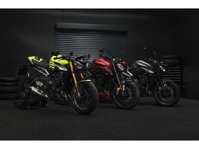 2023年新型STREET TRIPLE 765 ファミリー登場