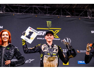 ディーコン・デンノが、SMX Next スーパークロス AMAナショナル選手権でチャンピオンに輝く