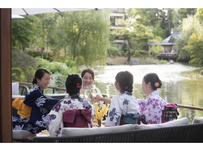【フォーシーズンズホテル京都】レストラン「ブラッスリー」にて夏のゆかた特典サービスを開始。