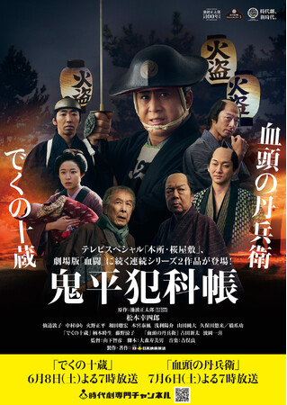 劇場版・テレビシリーズ等の4作品を収録した「鬼平犯科帳」 ＳＥＡＳＯＮ１DVD BOX が2025年9月3日発売決定！