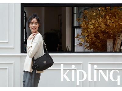 Kipling 2024 秋冬Collection　日本限定「BLACK STRIPE WF」