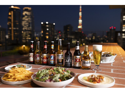 東京タワーを臨む都心の真ん中で、自由に巻いて、自由に酔う。TOKYO NODE CAFE初のビアテラスプラン「TERRACE de TACOS」開催！