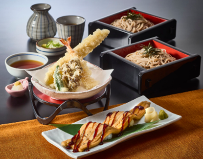 和食麺処サガミで「天然活じめ真あなごとはまぐり料理」を販売！