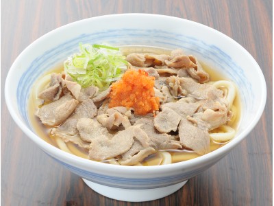 セルフうどんのどんどん庵が「豚肉うどん」を販売！