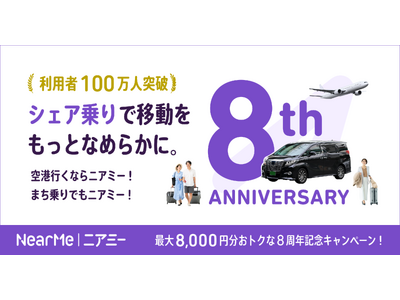 『ニアミー8周年感謝キャンペーン』本日より開始！