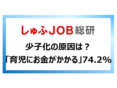 少子化の原因はなに？就労志向の女性の回答で最も多かったのは…「育児にお金かかる」74.2%、「結婚する人が少ない」57.8%、出生数と女性の仕事との関係性「一概には言えない」52.9%