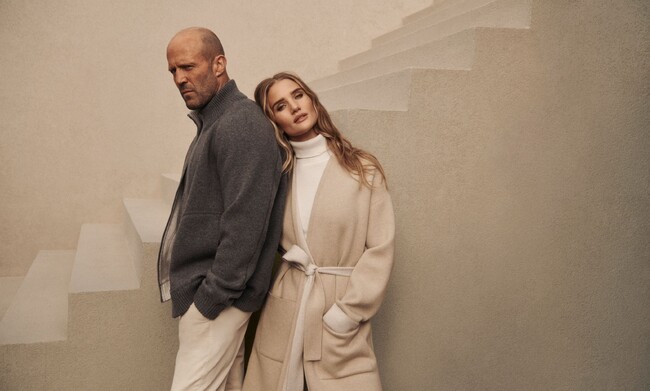 ロージー・ハンティントン＝ホワイトリーとジェイソン・ステイサム