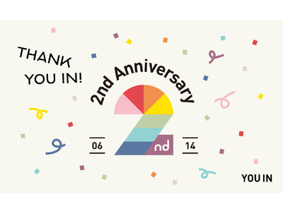 2023年6月14日でYOU IN誕生2周年！YOU INのヒストリーを振り返る、特設サイトを公開！