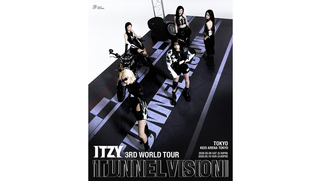 ITZY2年ぶりの日本公演！『ITZY 3RD WORLD TOUR ＜TUNNEL VISION＞in JAPAN』をU-NEXTにて独占生配信！
