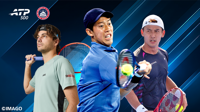 錦織圭、引退発表後初の公式戦はワシントンD.C.へ！1回戦は松岡修造のゲスト解説でU-NEXT日本国内独占ライブ配信。錦織圭の独占インタビュー映像も、U-NEXTテニス公式YouTubeで配信