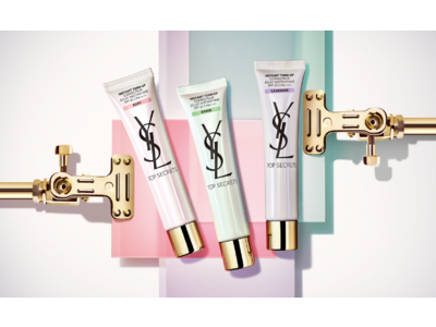 YSLから顔料フリーの次世代トーンアップUV誕生！マスクの色移りも気にならず、瞬時に透明感あふれる美膜肌へ。