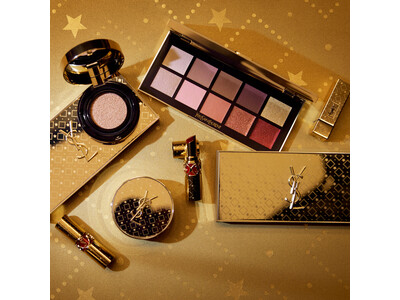 【YSL BEAUTY】2022年クリスマス第一弾！アイコニックなゴールド＆スターをモチーフにモロッカンスタイルをミックスしたノエルルックが限定登場！