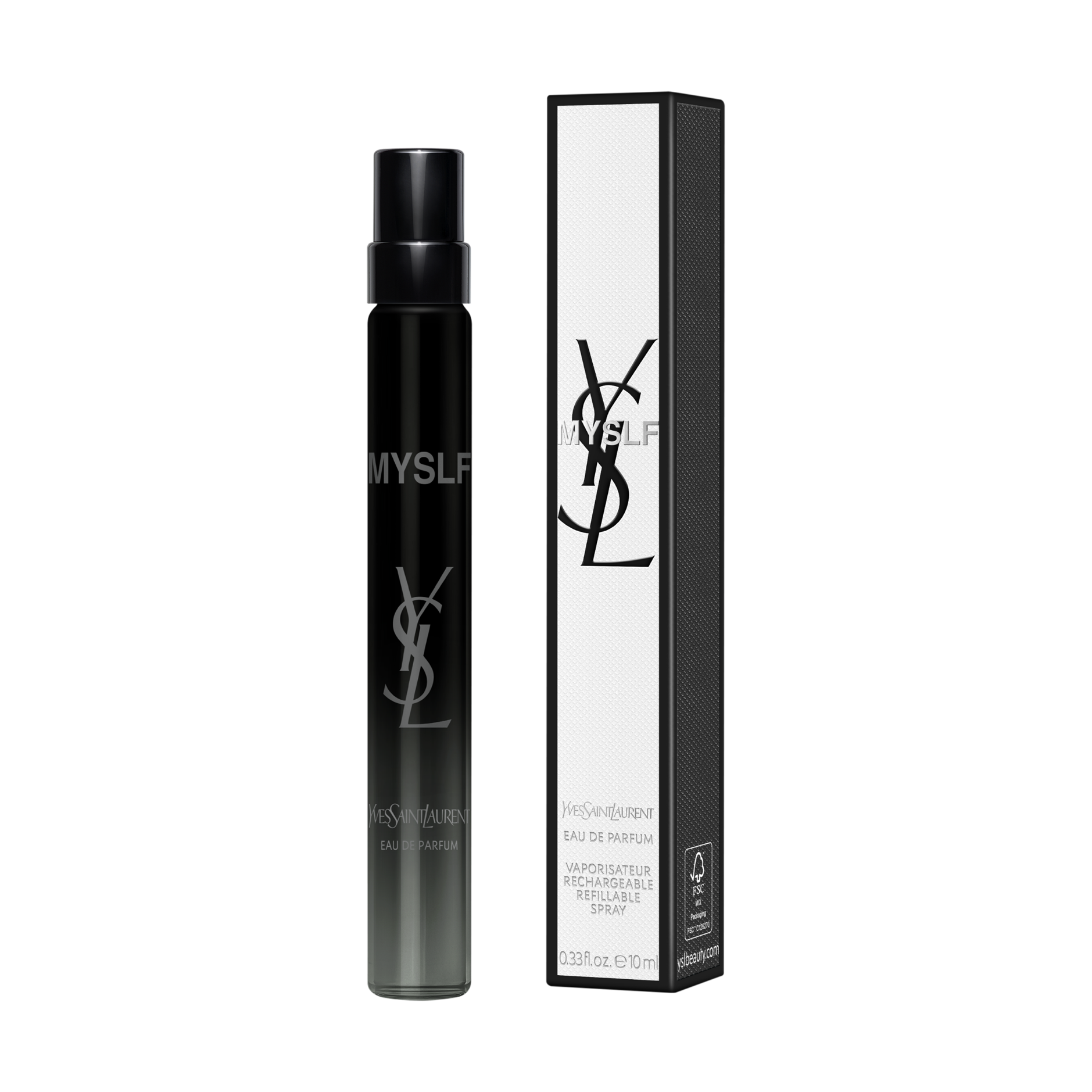 【YSL】モダンマスキュリンのフレグランス『MYSLF』からスプレータイプのミニサイズが新登場。
