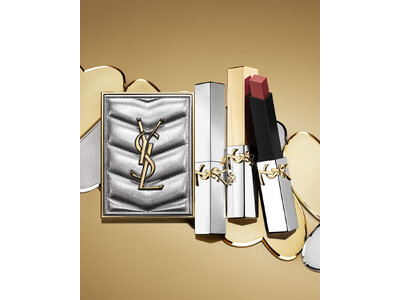 【YSL】アイコンアイテムがシルバーとゴールドのパッケージにドレスアップ！ 「メタリック クラッシュ コレクション」が登場!