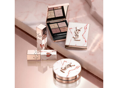 【YSL BEAUTY】ピンクマーブルのパッケージデザインに包まれた限定メイクアップコレクション「FRE...